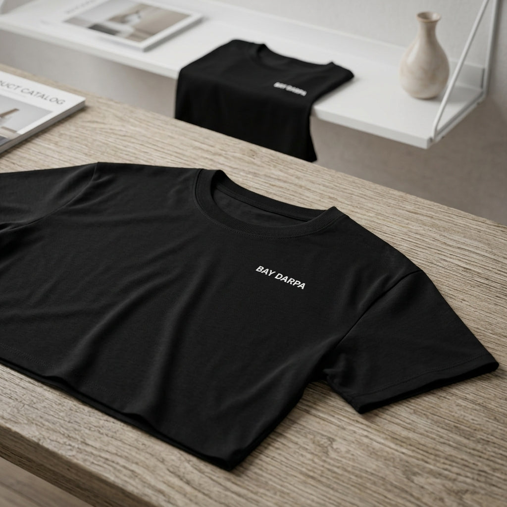 Camiseta top mujer Bay Darpa - Crop Top Boxy Fit