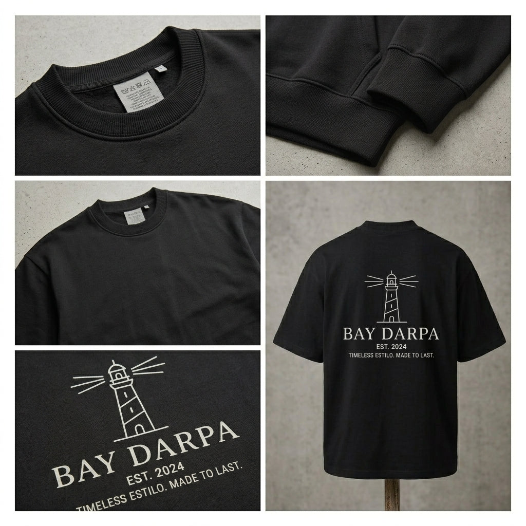 Camiseta Bay Darpa Organic Heavyweight Boxy Tee.[🌱 Sostenible]