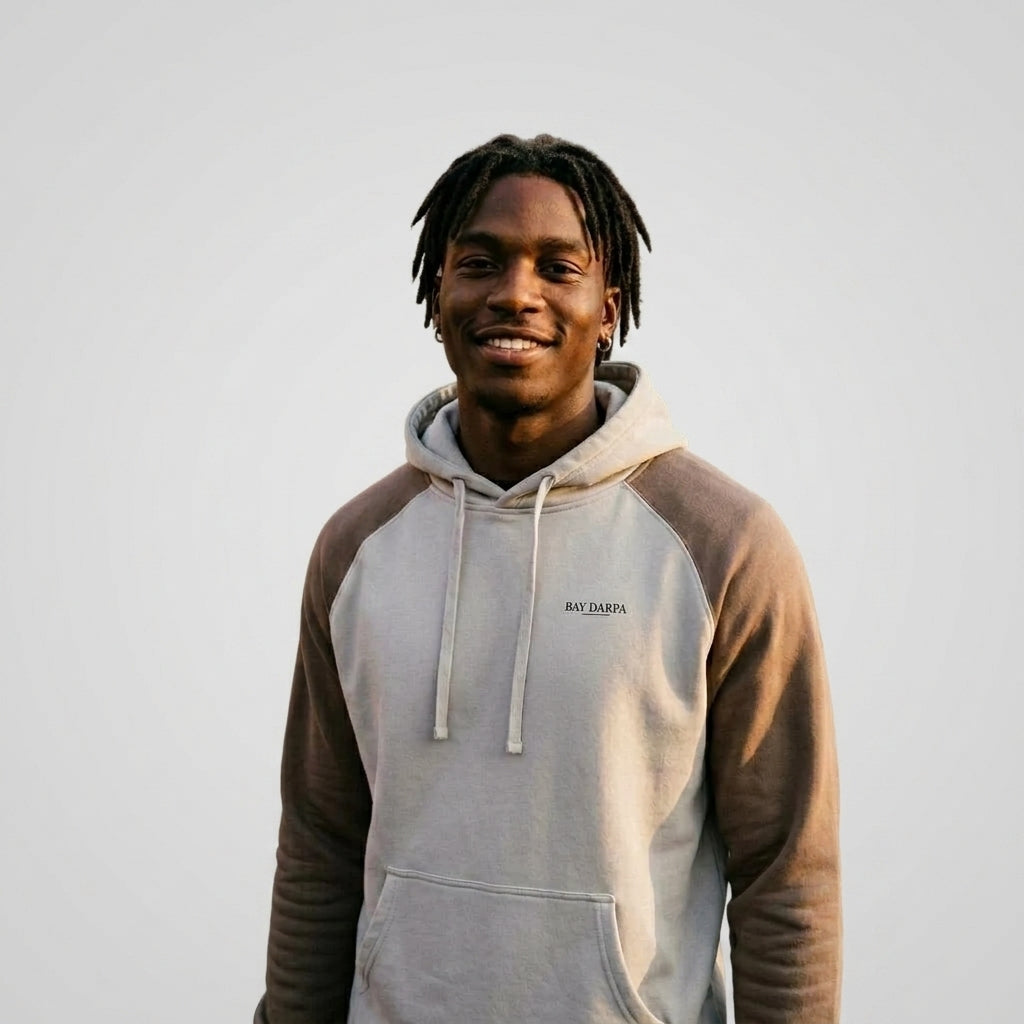 Sudadera Bicolor BAY DARPA "Signature" [🌱 Sostenible]